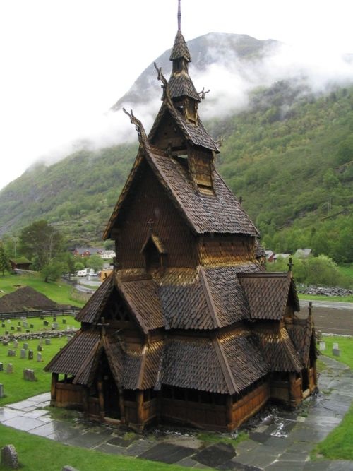 900 year old church in Norway