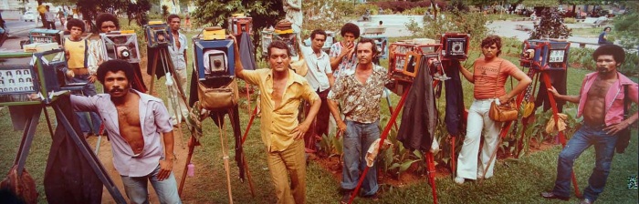 Rio street photographers, 1978. Photographed by Neil Montanus.
