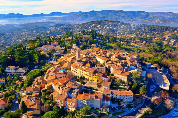 The city of Mougins near Cannes in France