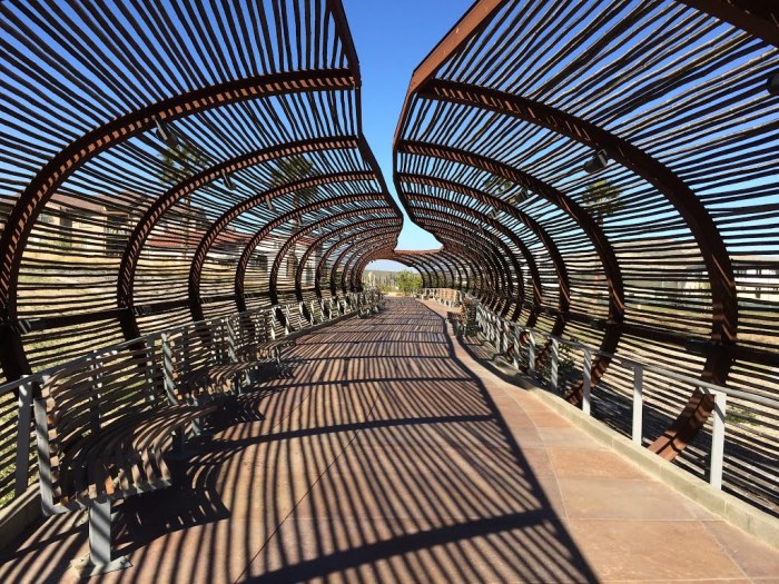 Bamboo and Steel bridge Corona, CA